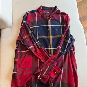 Barbour Men's Multicolor Plaid Button Down Shirt